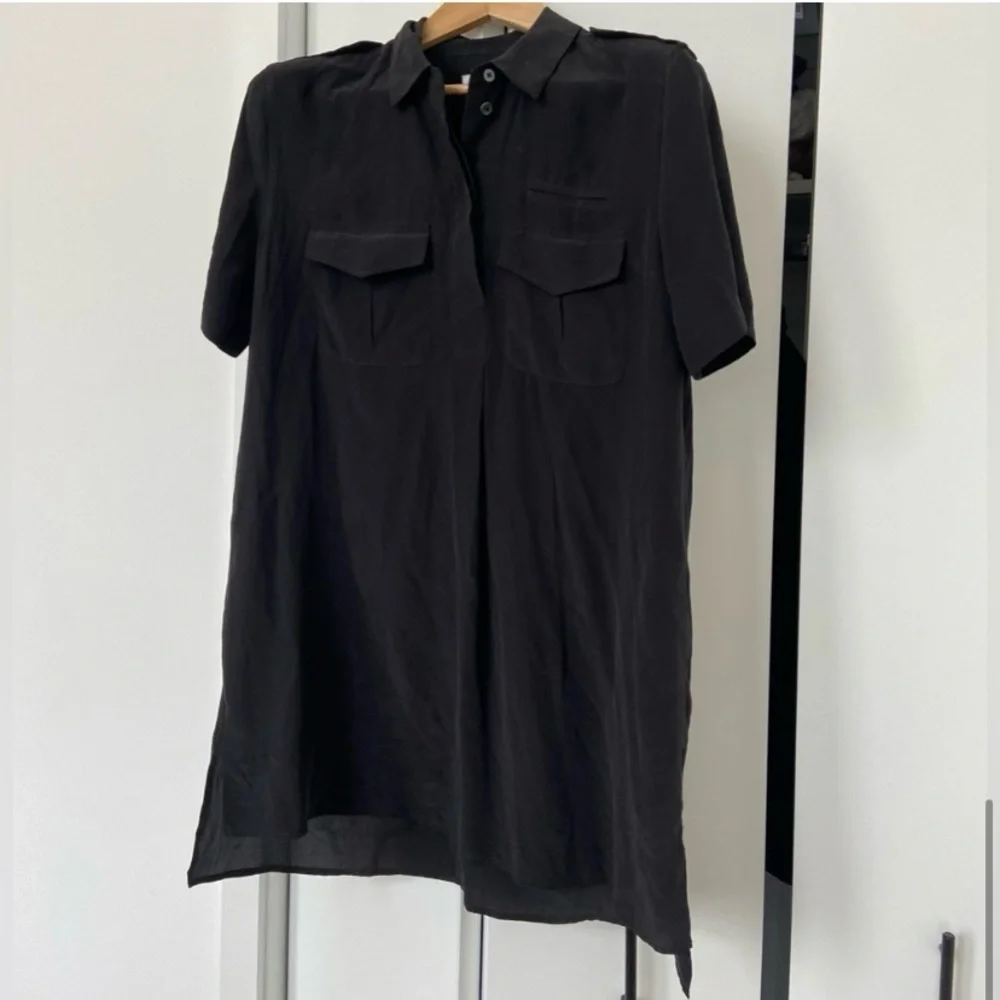 Equipment - Silk Major Dress - Black - Size Small - NET-A-PORTER - Excellent - Picture 7 of 7